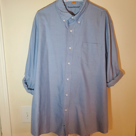 TAILOR VINTAGE - Mens Macaw LuxePerformance Oxford Button Down shirt - Picture 2 of 6